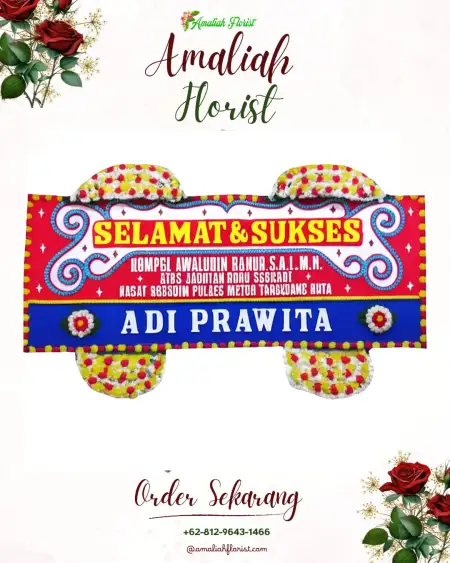 Papan Bunga Ucapan Selamat Tayu